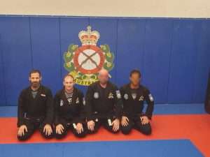 Rhys Dowden and Clancy Roberts in the Dojo